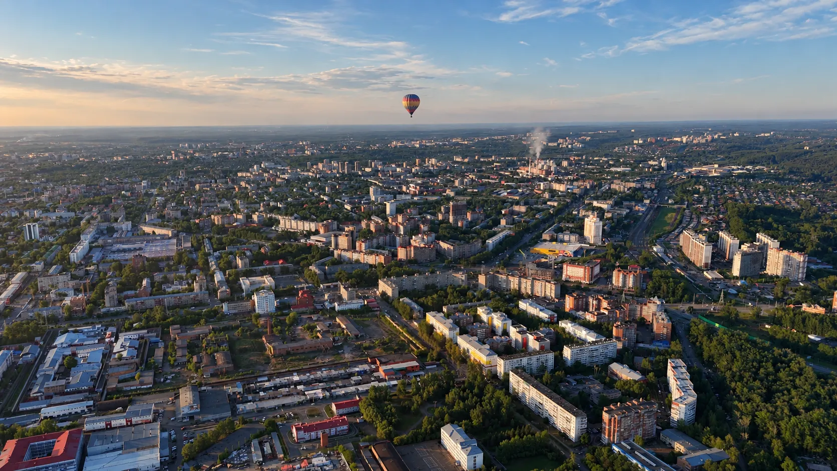 Томск с воздуха